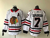 Chicago Blackhawks 7 Brent Seabrook White Adidas Stitched NHL Jersey,baseball caps,new era cap wholesale,wholesale hats